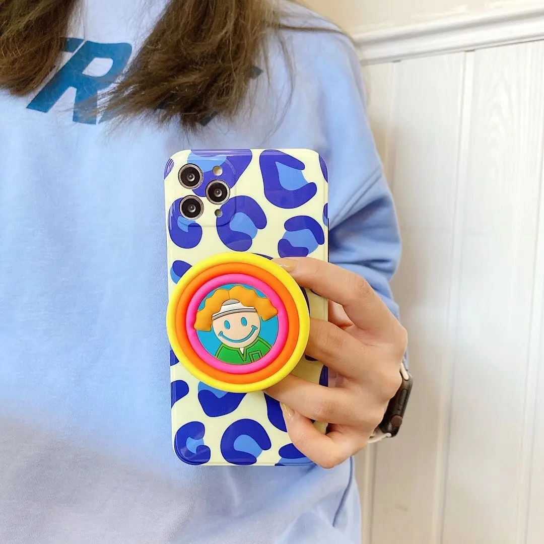 

South Korea Leopard Lovers Stents Following Applicable Iphone12Promax Cartoon 8 Apple Xr / 11 Cases Boys Leopard Leopard Grain,