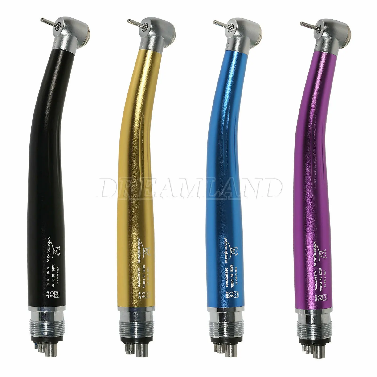 

Push Button Single Water Spray Turbine Turbina Standard& Torque Head Dental High Speed Handpiece 4Hole