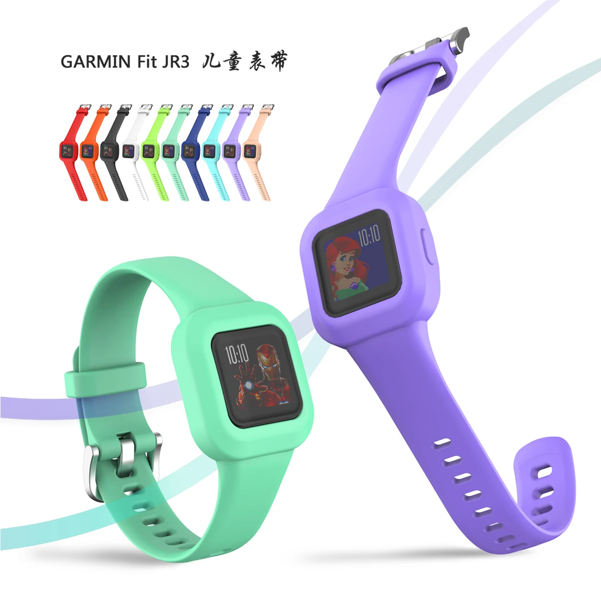 

Soft Silicone Wrist Strap For GarminFit JR3 Watchband Replacement Bracelet Belt For Garmin Fit JR3 Smart Watch Band