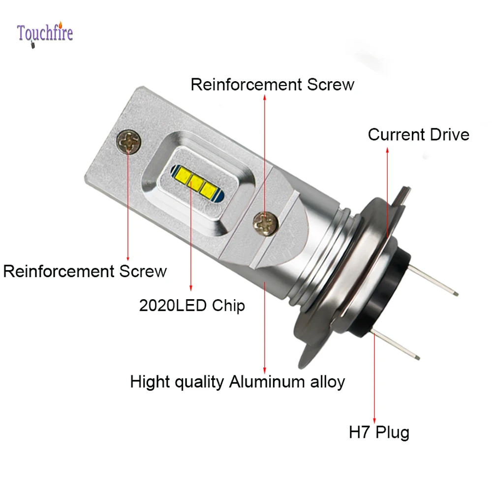 2X P21W 1156 1157 T20 H7 H8 H11 h16 9005 9006 hb3 hb4 CSP 2020SMD Canbus Авто Лампа 1600Lm Светодиодные Автомобильные лампы Противотуманные фары дальнего света светильник 12V