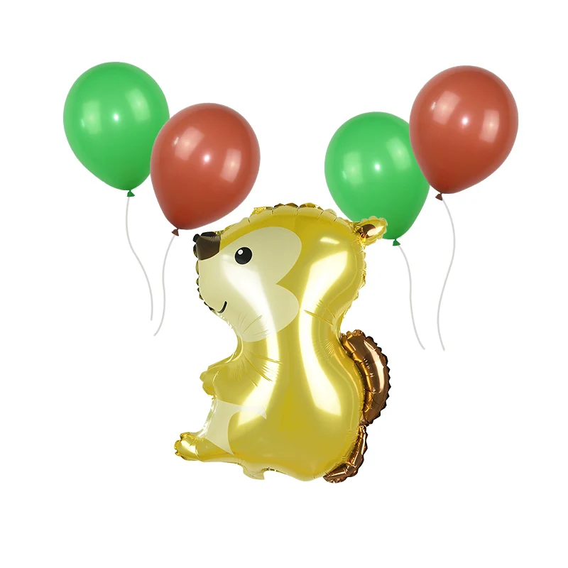 5/7pcs Animal Balloon Set Safari Forest Zoo Theme Party Decoration Foil Latex Ballons Jungle Party Supplies Kids Birthday Favors