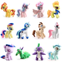 24 styles rainbow unicorn horse figure plush toys doll peluche stuffed animals toys 28 40cm big size women kids birthday gift