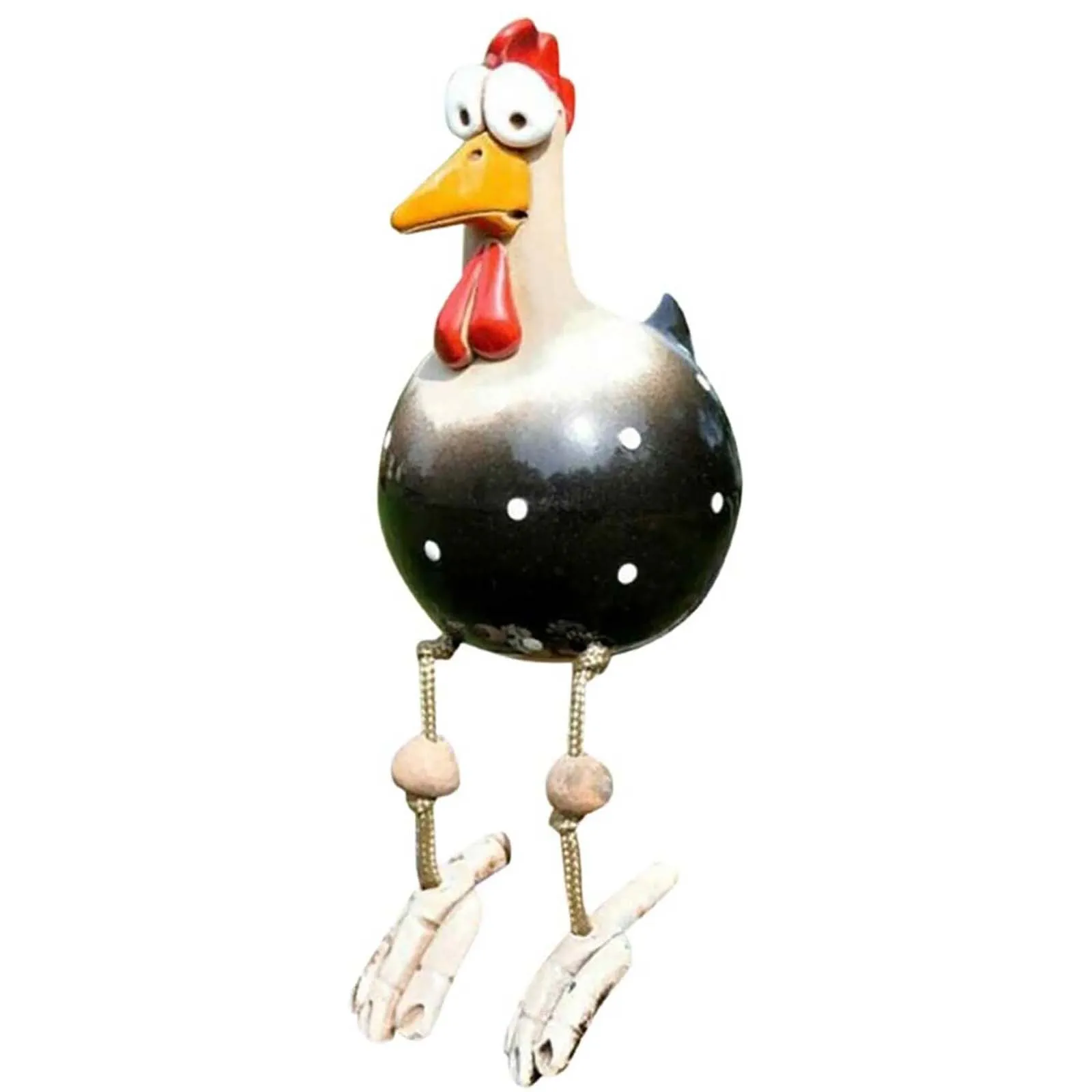 

Ceramic Chicken Hilde Garden Decoration Animal Figure Garden Plug Pottery Figure Handcraft Ornament Outdoor Yard Statues