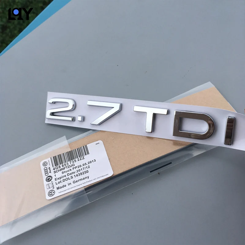 Наклейка с логотипом на автомобиль ABS модификация багажника 2 7 TDI A4 A6 A8 для audi A3 8P B8