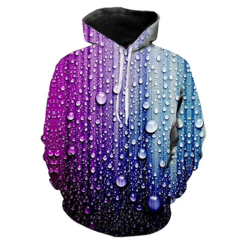 

The Latest Water Drop 3D Pullover Sweatshirt Men Women Children Hoodies Fashion Casual Jacket Harajuku Boy Girl Kids Cool Tops