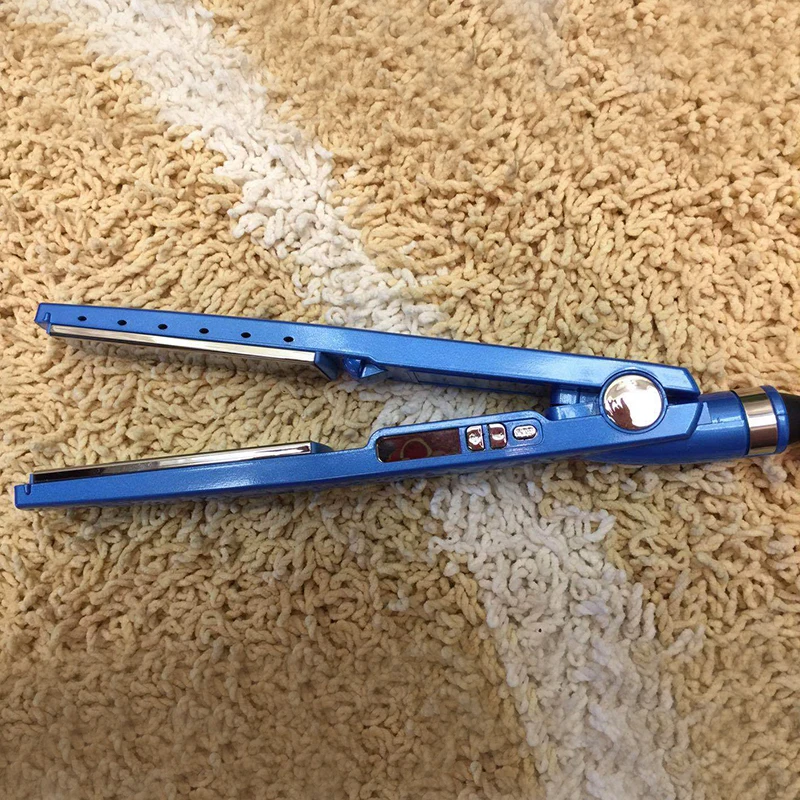 Профессиональный утюжок для волос плоский nano titanium 450F быстрый выпрямитель