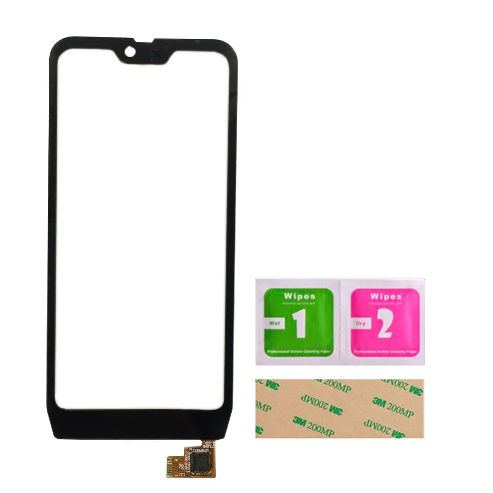 Сенсорный экран объектива для BlackView BV9700 Pro панели дигитайзера TouchScreen Tools Glue Wipes on.