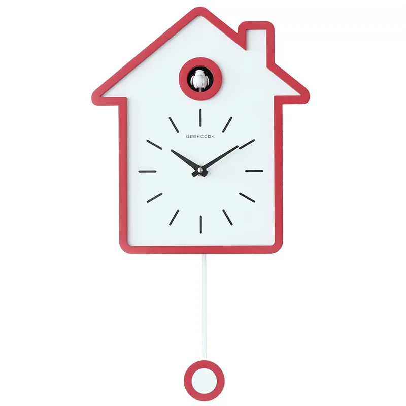 

Simple Wood Wall Clock Modern Design For Kids Rooms Creative Digital Wall Clock Cuckoo Reloj De Pared Home Decoration BZ50WC