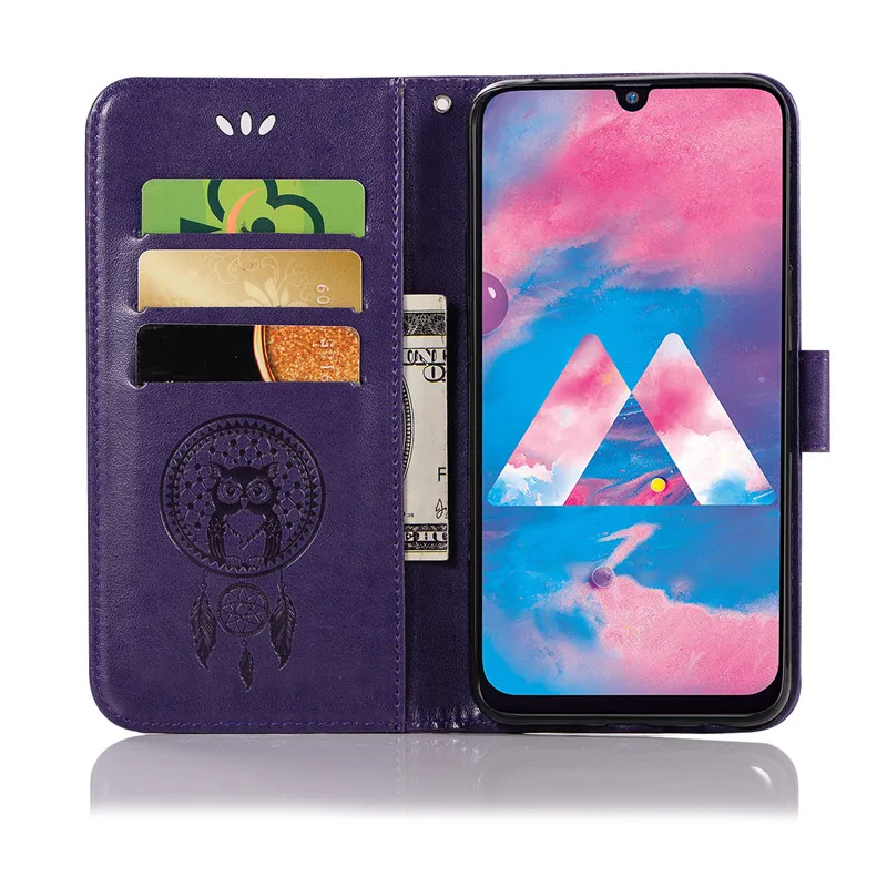Для samsung M30 чехол Galaxy Чехол флип для телефона из искусственной кожи м 30 M305F M305 SM на