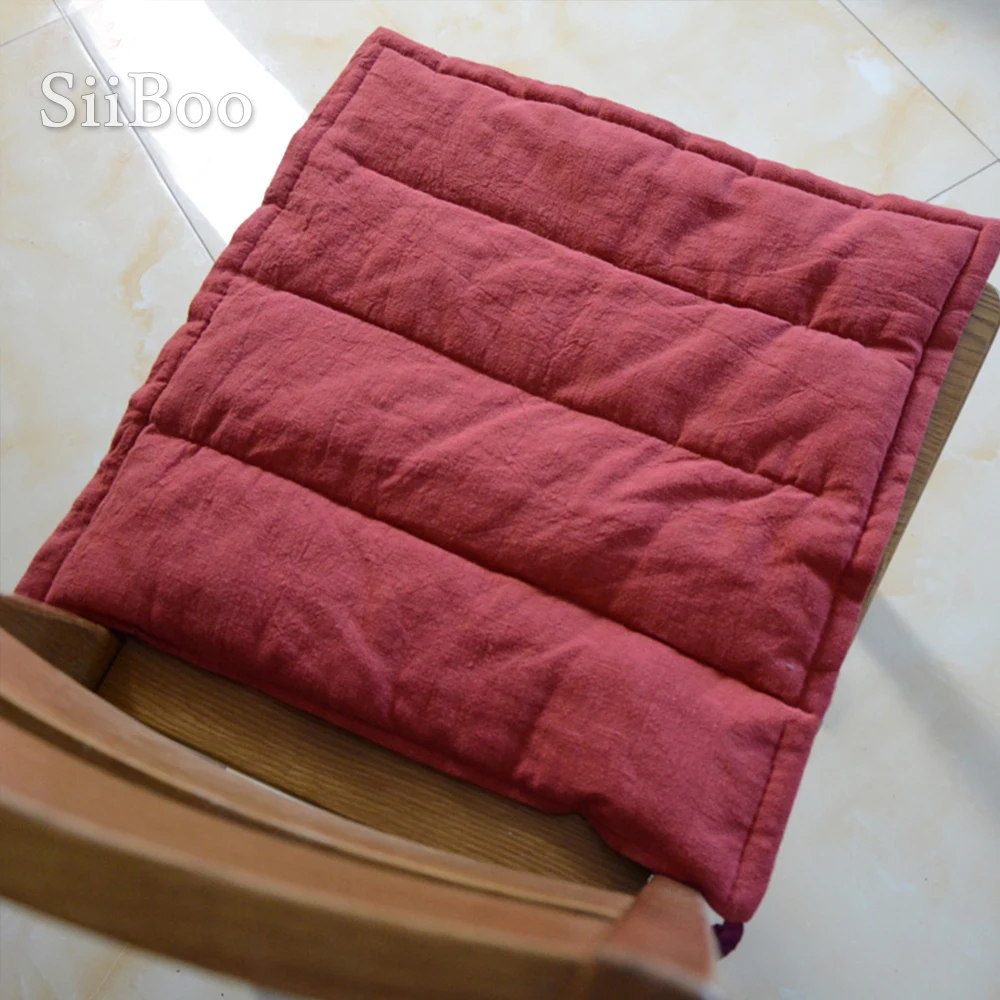 Европейские современные летние весенние хлопковые льняные квадратные сиденья