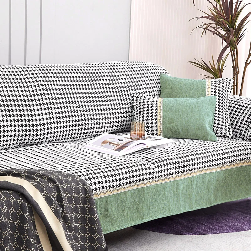 

Four Seasons Chenille Sofa Towel All-inclusive Thick Sofa Cover Full Covered Universal Non-slip Couch Cover Anti-scratch Blanket