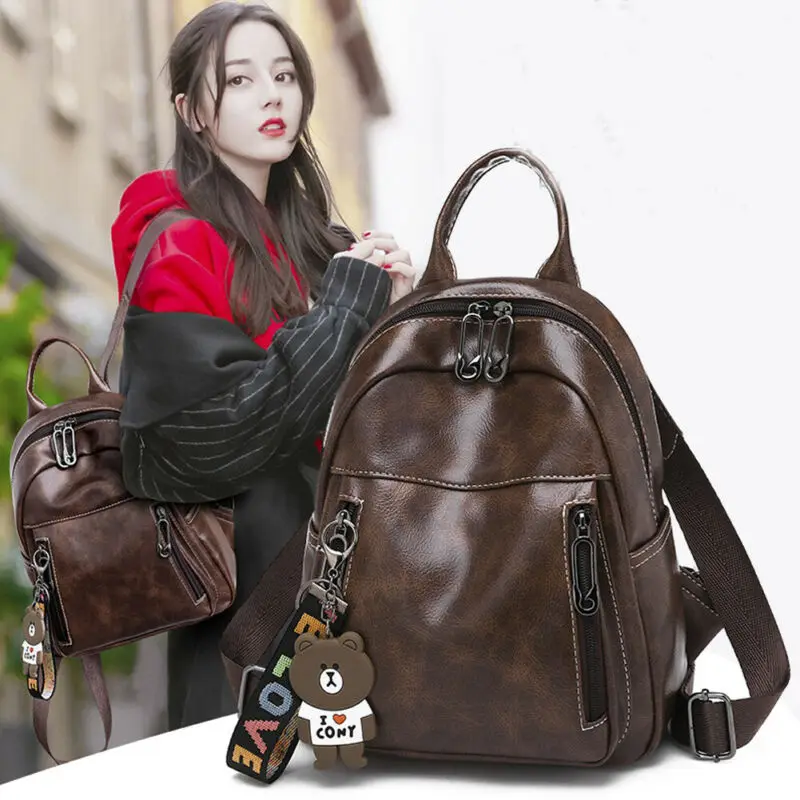 Новый рюкзак из искусственной кожи для девочек повседневный Модный