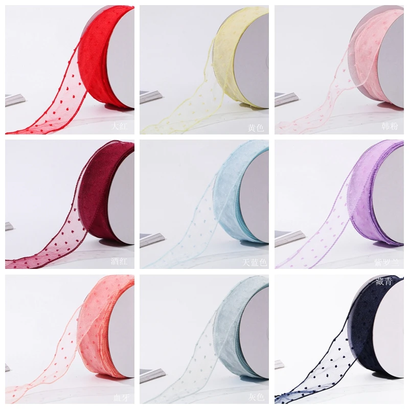 Полупрозрачная Марля в Корейском стиле с помпоном для девочек лента волос DIY