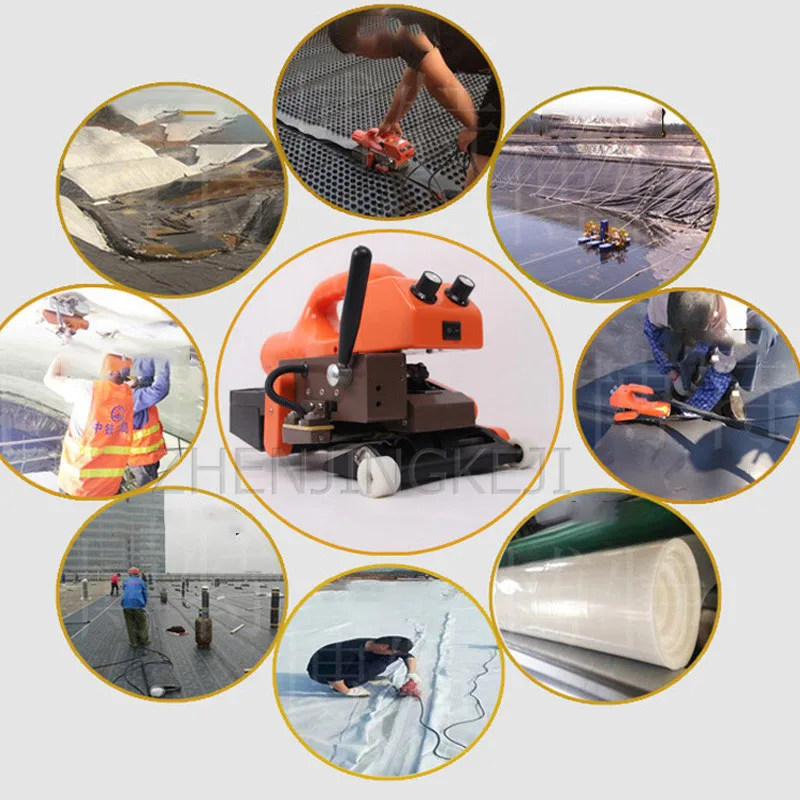 

Geomembrane Welding Machine Automatic Creeping Welder Pvc Coil Tunnel Waterproof Board Impermeable Membrane Hot Melt Machine