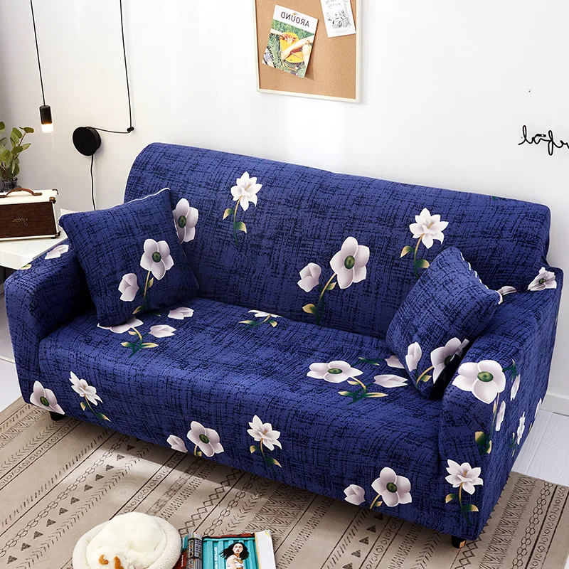 

Solid Color Elastic Sofa Cover Spandex Modern Polyester Corner Sofa Couch Slipcover Chair Protector Living Room 1/2/3/4 Seater