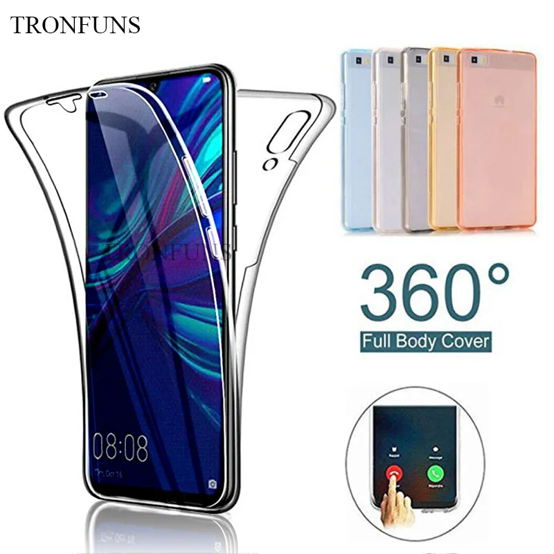 Двойной чехол для телефона Huawei Honor 8A 8S 10 Lite 10i P smart Plus P20 P30 Y9 Y7 Pro Y6 Y5 2019 Mate 20 P8 P9 Mini 2017