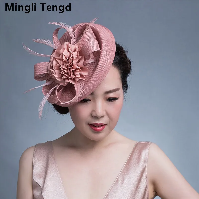 Льняные головные уборы Mingli Tengda для невесты на бретельках украшение свадебной