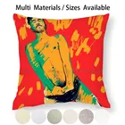 Наволочка на подушку All For You, наволочка из хлопка и льна для мужчин и мужчин, искусство для мужчин, эротическое искусство для геев, геев, мужчин, геев, любовных, красных, Соло