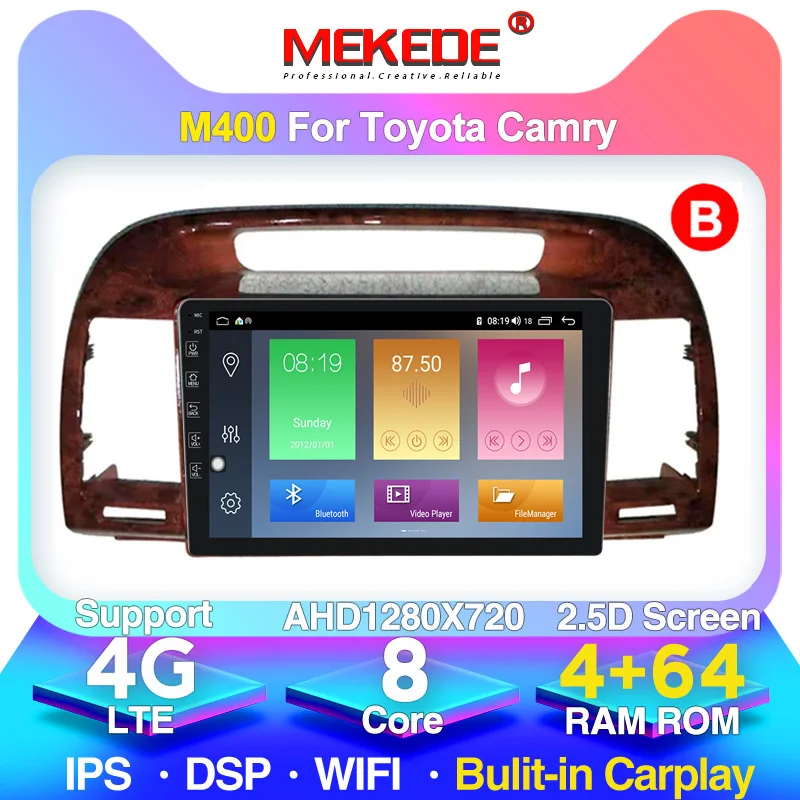 2.5D IPS экран DSP Android 10 0 автомобильный dvd плеер gps навигация для Toyota Camry 2002-2006 Радио