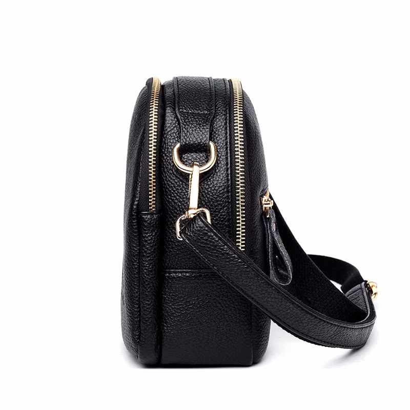 Женские кожаные сумки мессенджеры винтажные Мини через плечо одноцветные клатчи