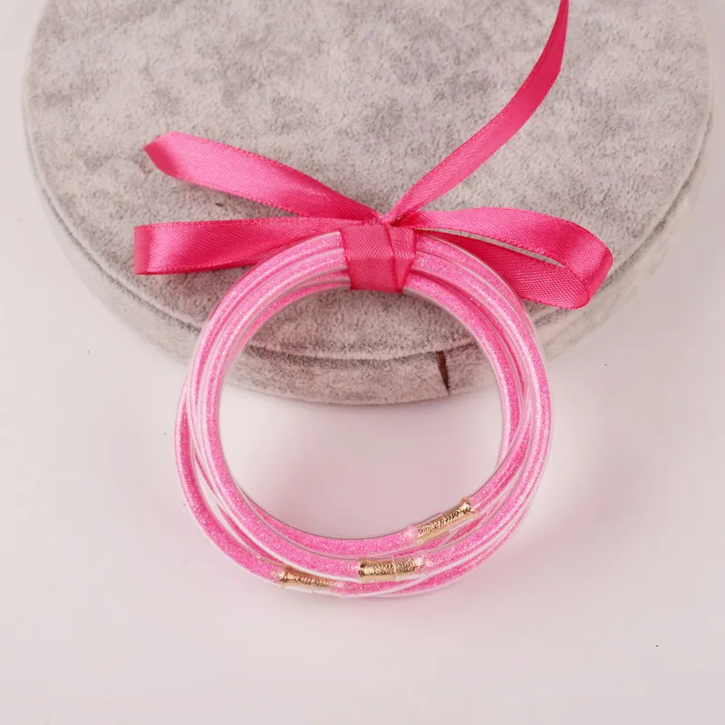 Rainbery 5 шт./компл. бант с золотым блеском Набор браслетов 2021 любых погодных стек