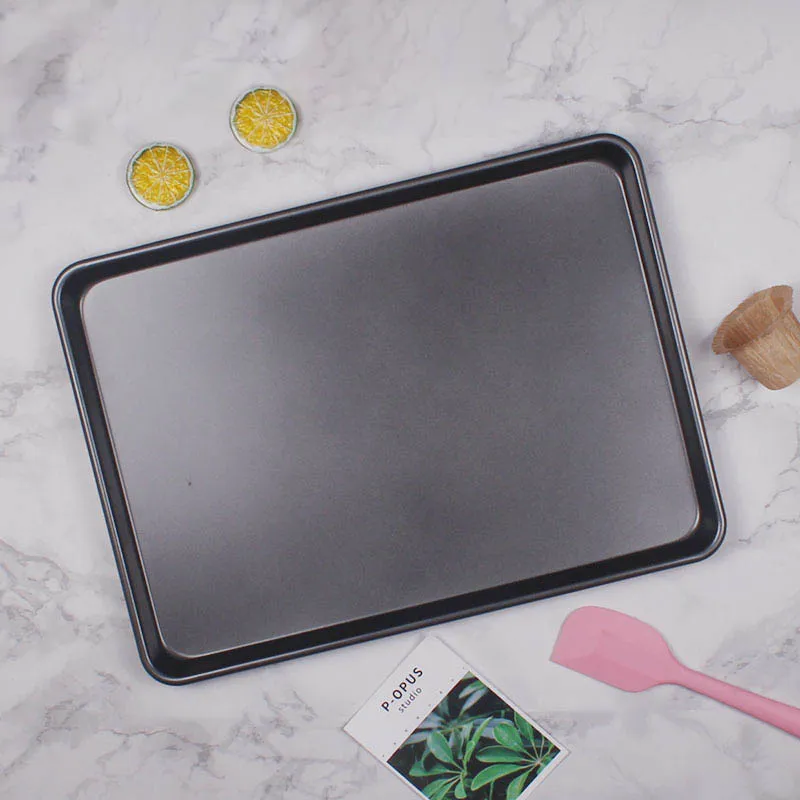 Large Rectangular Flat Non-Stick Cake Pan For Roasted Potato Chips Biscuits Kitchen Tools Baking Oven Special Mould | Дом и сад