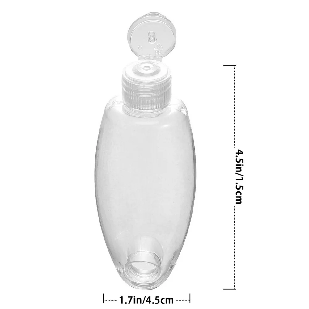 

10PCS 60ML Hook Bottle Refillable Bottles Hand Sanitizer Containers Travel Shampoo Sub Bottles Multi-purpose Hand Liquid
