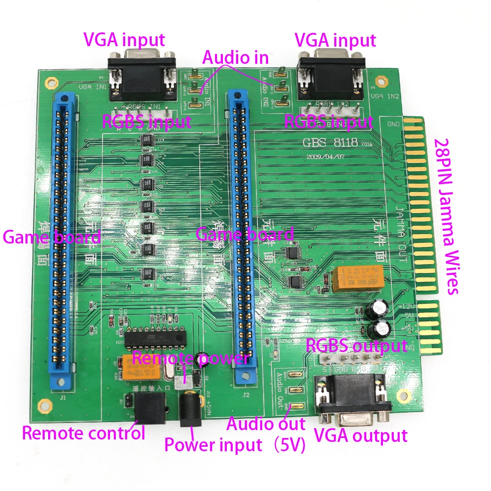 Мульти-переключатель JAMMA 2 в 1 несколько игровых печатных плат тумблер пульт