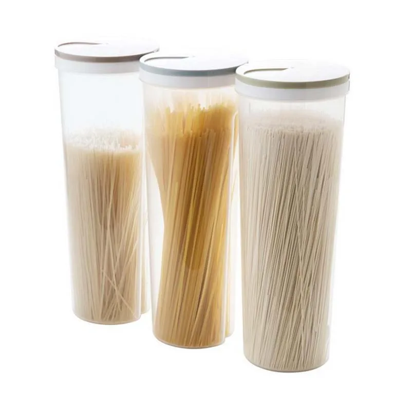 3PCS COLLISY DAWN 3 шт. пластик органайзер лапши коробка для хранения зерна крупы хранения коробка для кухня лапши бутыль организатор - Цвет: 3PCS