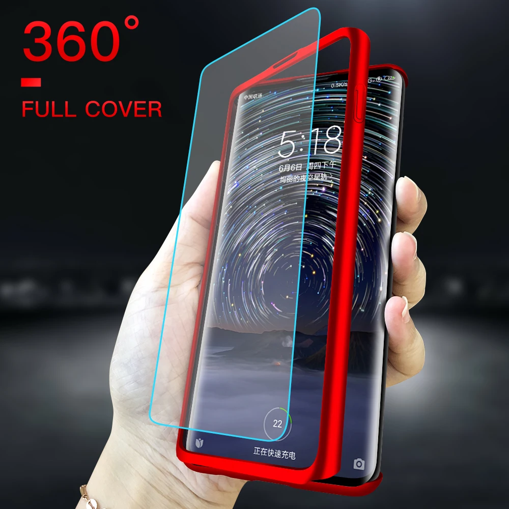 Чехол 360 градусов для Xiaomi Redmi 7 6A 5A 4X 5 Plus S2 K20 Pro полное покрытие Note 6 4 3 чехлы