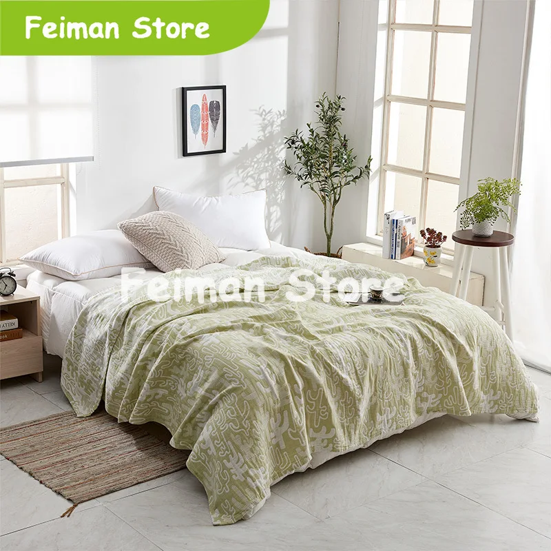 2019 новое летнее одеяло 100% хлопок Марлевое Европейское домашнее постельное белье