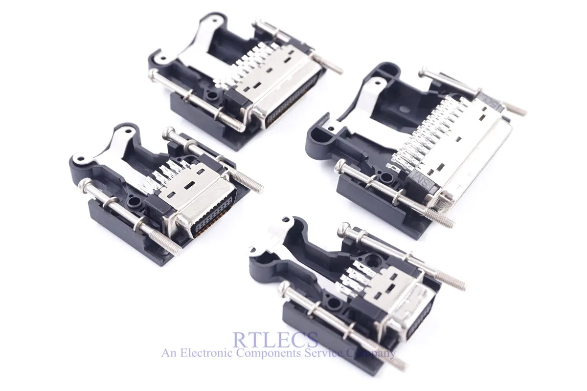 2шт SCSI Male MDR 14 20 26 36 50 Pin совместимый 3M CN разъем 10314 10320 10326 10336 10350 кабель провода