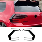 2 шт., сплиттер для заднего бампера VW Golf 7 GTI R GTD 2012 2013 2014 2015 (не подходит для GOLF 7,5)