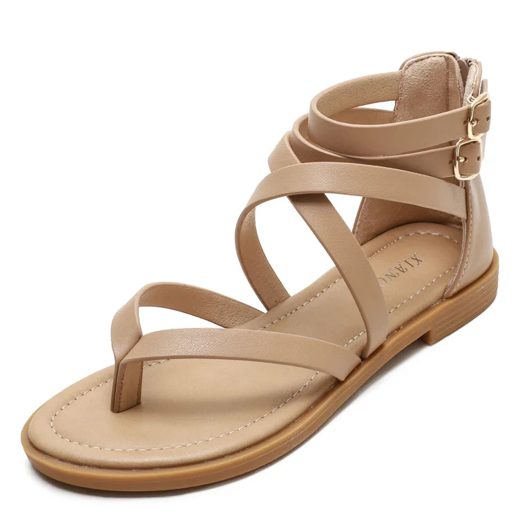 

844Lady Casual Beach female Ladies Sandals shoes Fashion Women Sandals Summer Shoes Wedges Sandals Flats