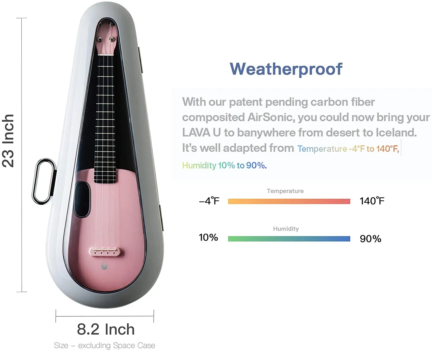 Лава u укулеле электрогитара из фибры карбоно музыкальный инструмент с alça de guitarra