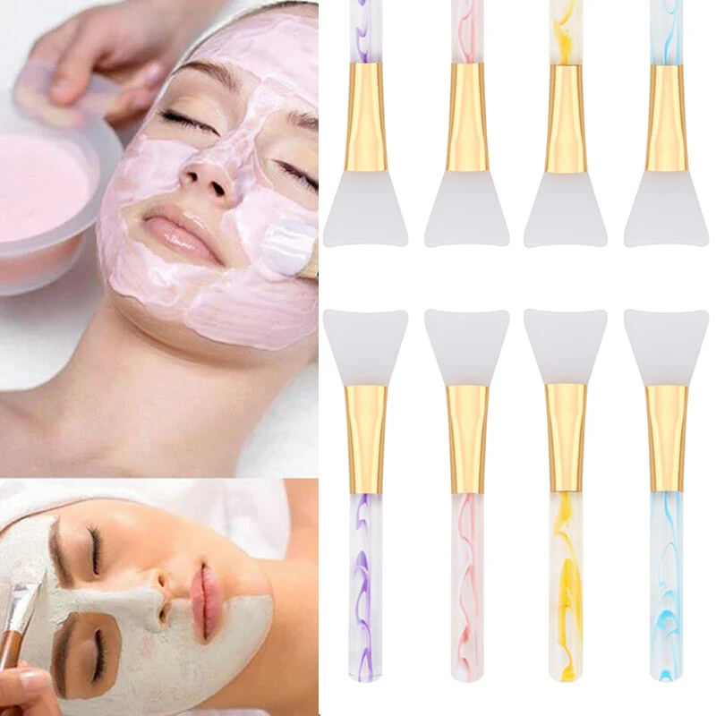 

Facial Mixing Mask Mud Brushes Professional Makeup Brushes Face Mask Brush Silicone Applicator Skin Care Tool DIY Beauty Tools