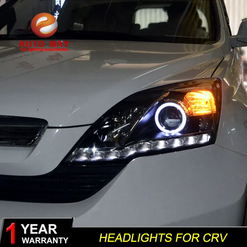 Автомобильный Стайлинг чехол для передней фары Honda CRV 2007 2011