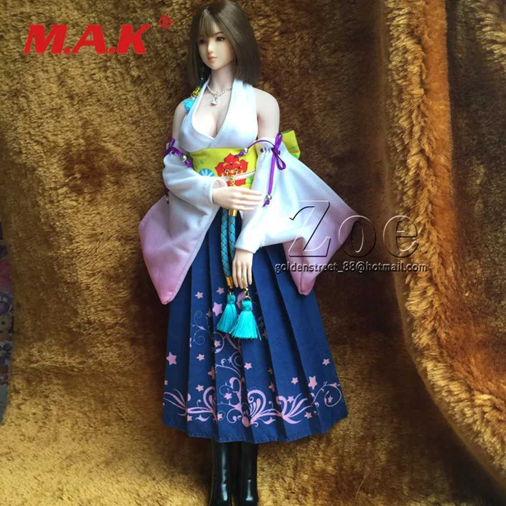Кимоно TBLeague Yuna женское в масштабе 1/6 Одежда для кукол 12 дюймов комплект одежды