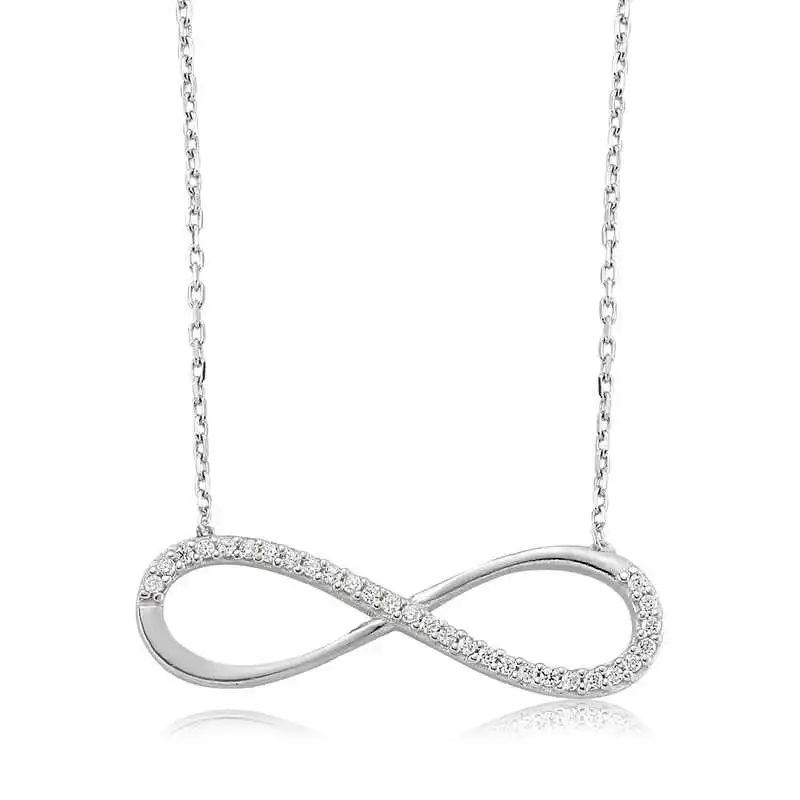 

Silver Infinity Ladies Necklace