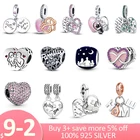 Кулон-подвеска из серебра 925 пробы с розовым цирконием