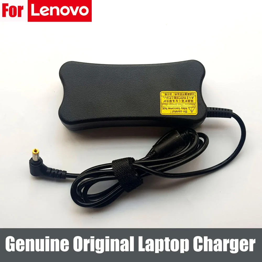 

90W 19V 4.74A Original AC Adapter Power Charger for Lenovo 42T4458 42T4459 PA-1900-52LC Y530 Y550 Dog Bone Shaped