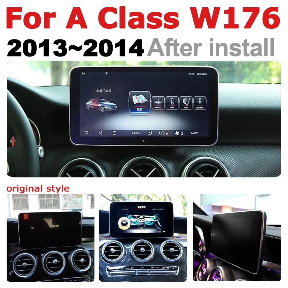 Android 7 0 up Автомобильный мультимедийный плеер для Mercedes Benz A Class W176 2013 ~ 2014 NTG WiFi GPS