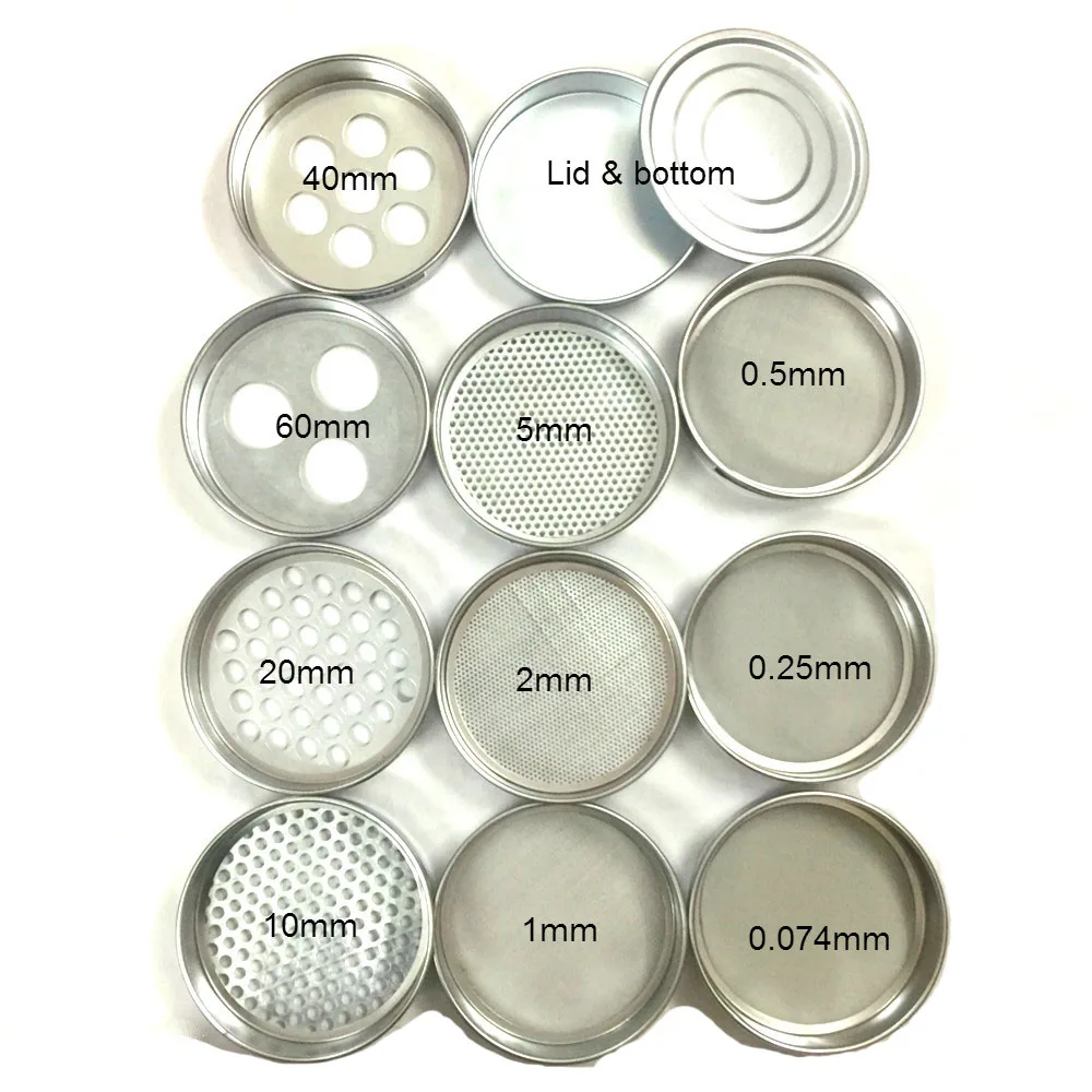 Round 304 Stainless Steel Mesh Sieve 0.5-50mm Hole Kitchen Baking Food Bean Filter Screen Fruit Filter Sieve Strainer Sifter Net images - 6