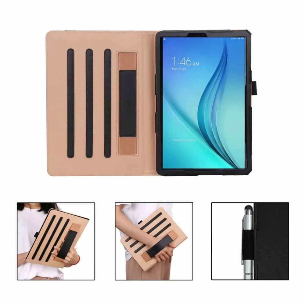 Умный чехол для Samsung Galaxy Tab S4 10 5 T830 T835 SM дюйма планшета с ручкой и ремешком на руку