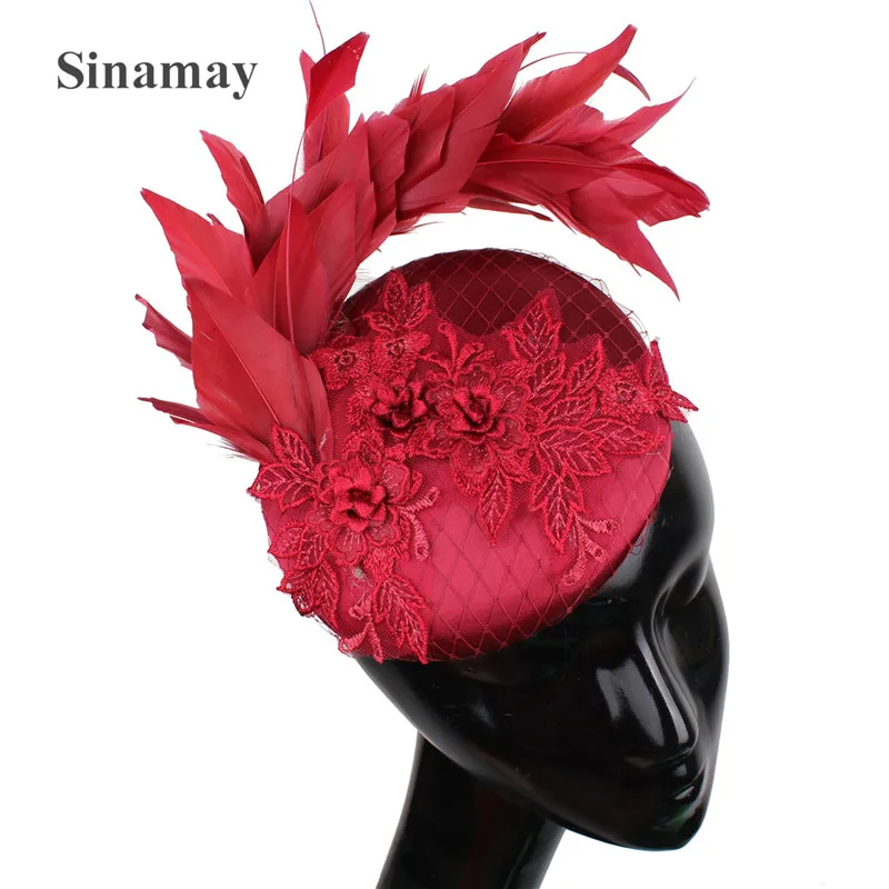 Женская атласная шляпка-федора элегантная сетчатая шляпа фиолетового цвета для