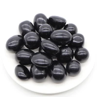 natural black obsidian %c2%a0round quartz ore gravel crystals specime healing energy tumbled stone gemstones home aquarium decoration