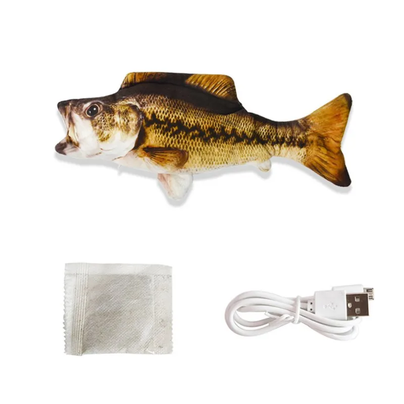 

Pet Cat USB Rechargeable Electric Wagging Tail Simulation Bigeye Ocean Fish (lithium Battery, Capacity 150mAh) Hot Sale