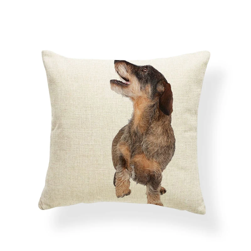 Персонализированная симпатичная Подушка Лабрадор Хаски бабочка собака забавная