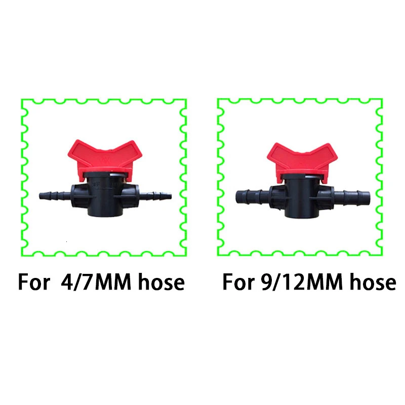 Зазубренный переключатель с двойной муфтой для шланга 1/4 дюйма 5 шт. | Дом и сад