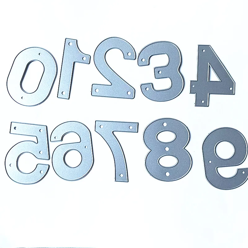 Цифровое украшение большого размера металлические высекальные штампы сделай